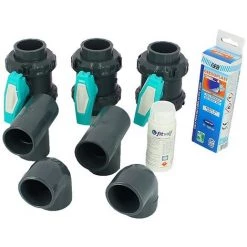 Accessoire Chauffage Piscine - Kit By-pass - Ø50 De Centrocom