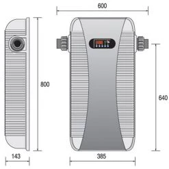 Réchauffeur Electrique En U 24kw Triphasé - W40tit24 - Psa -Pompe à chaleur Soldes 12857634 4