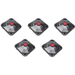 VIDAXL Lot De 5 Chauffages Solaires Pour Piscine 735 W - Multicolore
