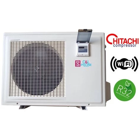 CLPISCINE Pompe à Chaleur Piscine NRJ-12 12,3kW R32 Wifi / 95m3 3 CLPISCINE Pompe à Chaleur Piscine NRJ-12 12,3kW R32 Wifi / 95m3