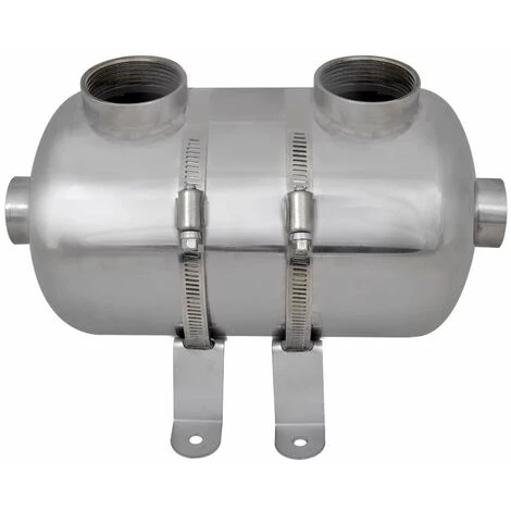 YOUTHUP Échangeur De Chaleur Pour Piscine 292 X 134 Mm 28 KW - Acier Inoxydable 4 YOUTHUP Échangeur De Chaleur Pour Piscine 292 X 134 Mm 28 KW - Acier Inoxydable – Image 2