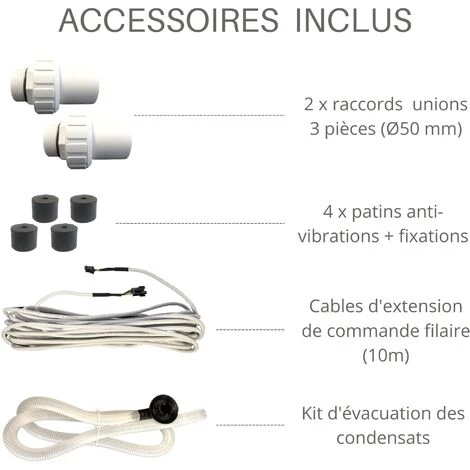Pompe à Chaleur Piscine - Jusqu'à 85 M3, R32, COP 6.82, Réversible, Wifi, Modèle Arroka Pro 70 De ByPiscine 6 Pompe à Chaleur Piscine - Jusqu'à 85 M3, R32, COP 6.82, Réversible, Wifi, Modèle Arroka Pro 70 De ByPiscine – Image 4