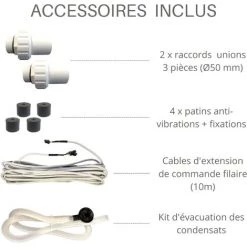 Pompe à Chaleur Piscine - Jusqu'à 35 M3, R32, COP 6.77, Réversible, Wifi, Modèle Arroka Pro 30 De Bypiscine -Pompe à chaleur Soldes 26411000 4