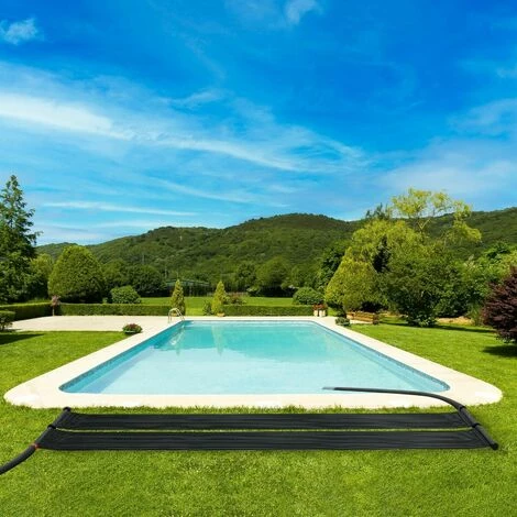 AREBOS Chauffage Solaire Pour Piscine | 300 X 66 Cm | Plastique Résistant Aux UV | Noir | Extensible Selon Les Besoins - Noir 4 AREBOS Chauffage Solaire Pour Piscine | 300 X 66 Cm | Plastique Résistant Aux UV | Noir | Extensible Selon Les Besoins - Noir – Image 2