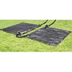 Tapis Chauffant Solaire 2 Pcs PVC 1,2 X 1,2 M Noir 28685 INTEX