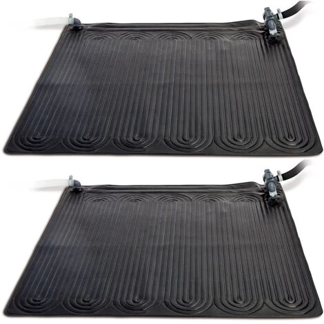 Tapis Chauffant Solaire 2 Pcs PVC 1,2 X 1,2 M Noir 28685 INTEX 4 Tapis Chauffant Solaire 2 Pcs PVC 1,2 X 1,2 M Noir 28685 INTEX – Image 2
