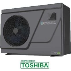 BYPISCINE Pompe à Chaleur Piscine Full Inverter - Jusqu'à 80 M3, Full Inverter, Wifi, R32, COP>10, Modèle Arroka X-FULL Inverter 70