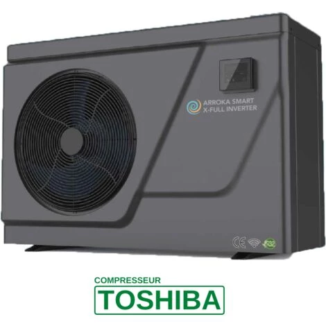 BYPISCINE Pompe à Chaleur Piscine Full Inverter - Jusqu'à 80 M3, Full Inverter, Wifi, R32, COP>10, Modèle Arroka X-FULL Inverter 70 3 BYPISCINE Pompe à Chaleur Piscine Full Inverter - Jusqu'à 80 M3, Full Inverter, Wifi, R32, COP>10, Modèle Arroka X-FULL Inverter 70