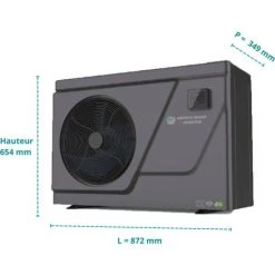 BYPISCINE Pompe à Chaleur Piscine Full Inverter - Jusqu'à 80 M3, Full Inverter, Wifi, R32, COP>10, Modèle Arroka X-FULL Inverter 70 10 BYPISCINE Pompe à Chaleur Piscine Full Inverter - Jusqu'à 80 M3, Full Inverter, Wifi, R32, COP>10, Modèle Arroka X-FULL Inverter 70 -Pompe à chaleur Soldes 36494877 4