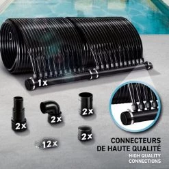 Tillvex Chauffage Solaire Pour Piscine 76 X 300 Cm | Réchauffeur Solaire écologique | Ensemble Complet De Chauffage Pour Piscine | Tapis Solaires | Collecteur Solaire Pour L'eau Chaude -Pompe à chaleur Soldes 36837245 3