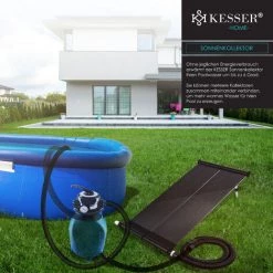 KESSER® Collecteur Solaire | Chauffage De Piscine écologique | 108 x 74 x 15 cm (L x l x H) | Chauffe-eau | Chauffage Solaire Pour Piscines L Plastique Résistant Aux UV L Débit De 10 000 litres Par Heure, 108x73 Cm (de) -Pompe à chaleur Soldes 51039107 4