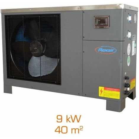 Pompe à Chaleur Réversible REXAIR Style'PAC 9 - 9kW - 55 M3 - Gris 3 Pompe à Chaleur Réversible REXAIR Style'PAC 9 - 9kW - 55 M3 - Gris