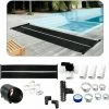 AREBOS Chauffe-eau Solaire | Capteur Solaire | Chauffe-piscine |Tapis Solaire | Absorbeur Solaire | 300 X 66cm | Plastique Résistant Aux UV | Incl. Ensemble De Dérivation - Noir -Pompe à chaleur Soldes 53697207 1