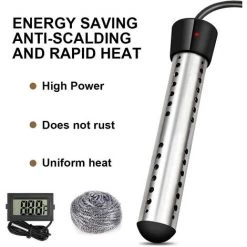 BENOBBY KIDS Chauffe-eau à Immersion, Chauffe-eau Submersible Rapide 1500 W Avec Avec Minuterie , Pour Bain à Remous, Baignoire De Piscine Gonflable,une Pièce -Pompe à chaleur Soldes 55512462 3