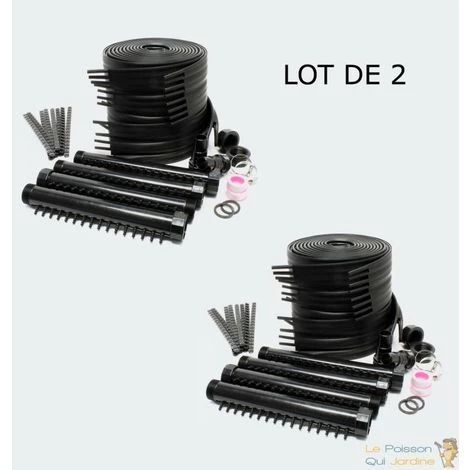 LE POISSON QUI JARDINE.FR Lot De 2 Chauffages Solaires , Prévu Pour Piscines De 10 à 20m3 - Noir 3 LE POISSON QUI JARDINE.FR Lot De 2 Chauffages Solaires , Prévu Pour Piscines De 10 à 20m3 - Noir
