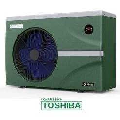 BYPISCINE Pompe à Chaleur Piscine Full Inverter 7 Kw - Jusqu'à 40 M3, Full Inverter, Wifi, R32, COP>10, Modèle Ekotech 30