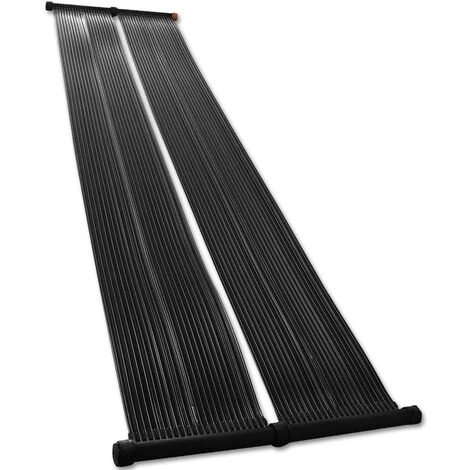 VICCO Chauffe-piscine 600cm Noir Solaire Absorbeur Piscine Lot De 2 3 VICCO Chauffe-piscine 600cm Noir Solaire Absorbeur Piscine Lot De 2