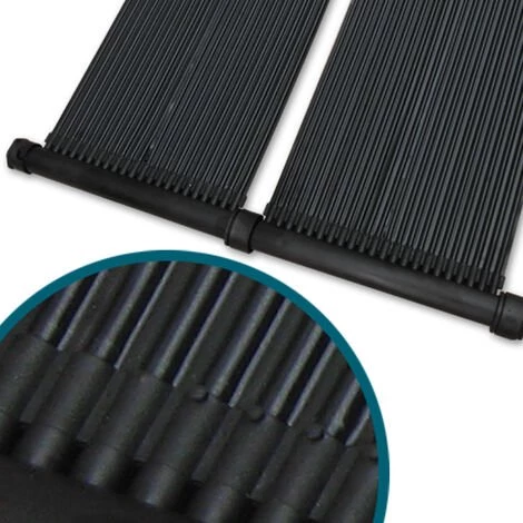 VICCO Chauffe-piscine 600cm Noir Solaire Absorbeur Piscine Lot De 2 6 VICCO Chauffe-piscine 600cm Noir Solaire Absorbeur Piscine Lot De 2 – Image 4