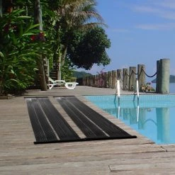 VICCO Chauffe-piscine 70x300cm Noir Chauffage Solaire Absorbeur VitaliSpa -Pompe à chaleur Soldes 59119750 3