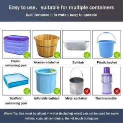 LTS FAFA Chauffe-eau électrique à Immersion Chaudière 2000w Piscine Liquide Rapide Chauffage électrique Prise Multi-norme 8 LTS FAFA Chauffe-eau électrique à Immersion Chaudière 2000w Piscine Liquide Rapide Chauffage électrique Prise Multi-norme -Pompe à chaleur Soldes 60209260 3