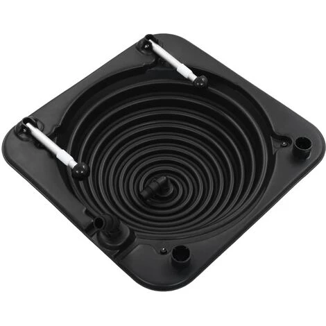 SUPERMARKET Chauffage Solaire De Piscine 75x75x36 Cm HDPE Aluminium 4 SUPERMARKET Chauffage Solaire De Piscine 75x75x36 Cm HDPE Aluminium – Image 2