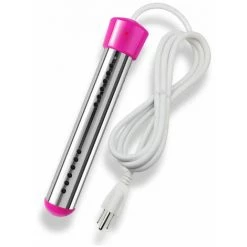 SINCèREETALI Chauffe-piscine électrique à Immersion Avec Protection En Acier Inoxydable Pour Piscines Creusées, Rose, Une Pièce