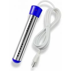 SINCèREETALI Chauffe-piscine électrique à Immersion Avec Protection En Acier Inoxydable Pour Piscines Creusées, Bleu, Une Pièce