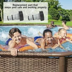 Dontodent Adaptateur De Tuyau De Rechange Pour Pompe Avec Filetage - Pour Tuyau De 1,5 Et 1,25" - Série A 25077RP 8" Gris Lot De 2,Superma -Pompe à chaleur Soldes 64160325 5