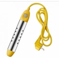 BENOBBY KIDS Chauffage Submersible Portable, Chauffe-eau De Voyage Chauffage Submersible électrique Camping Voyage Chauffage Submersible Chauffe-eau Contrôle De La Température Voyant Anti-brûlure(2000w）