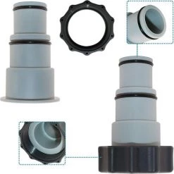ENLENK Adaptateur A Pour Piscine, Adaptateur De Tuyau De Rechange Pour Pompes, Série A, Avec Filetage Intérieur à Visser, Raccord Pour Tuyau De Piscine -Pompe à chaleur Soldes 64496752 3