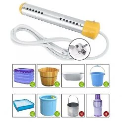 DONTODENT Chauffe-eau électrique 1500w 220v Immersion Instantanée Piscine Chauffe-eau Chaudière Anti-brûlure Maison Voyage Bain Douche Chauffe-eau Tige Eu Plug -Pompe à chaleur Soldes 67291068 4