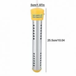 DONTODENT Chauffe-eau électrique 1500w 220v Immersion Instantanée Piscine Chauffe-eau Chaudière Anti-brûlure Maison Voyage Bain Douche Chauffe-eau Tige Eu Plug -Pompe à chaleur Soldes 67291068 5